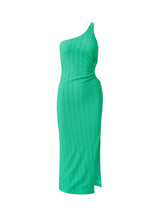 Lizzie Cut Out Midi Dress Green