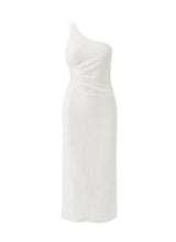 Lizzie Cut Out Midi Dress White