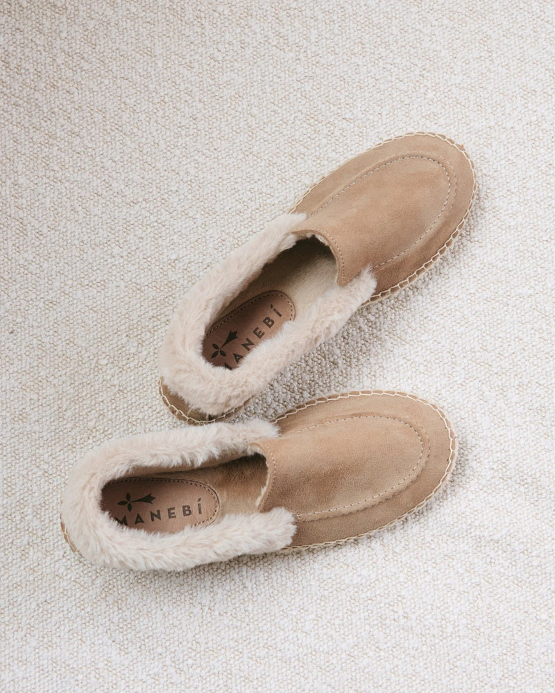 Loafers - Aspen Loafers Suede Espadrilles Vintage Taupe Apoella