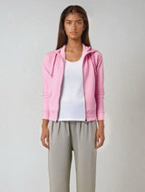 Loungewear Asoma Cetus Zipper Hoodie Cotton Pink Apoella