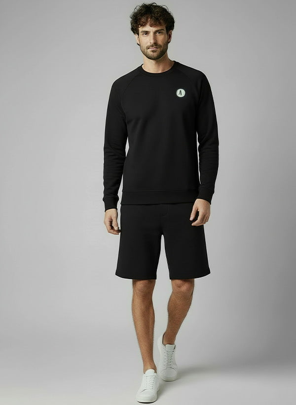 Loungewear Asoma Corvus Alpha Sweater Black Apoella