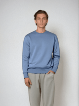 Loungewear Asoma Corvus Sweater Dyed Swimmer Blue Apoella