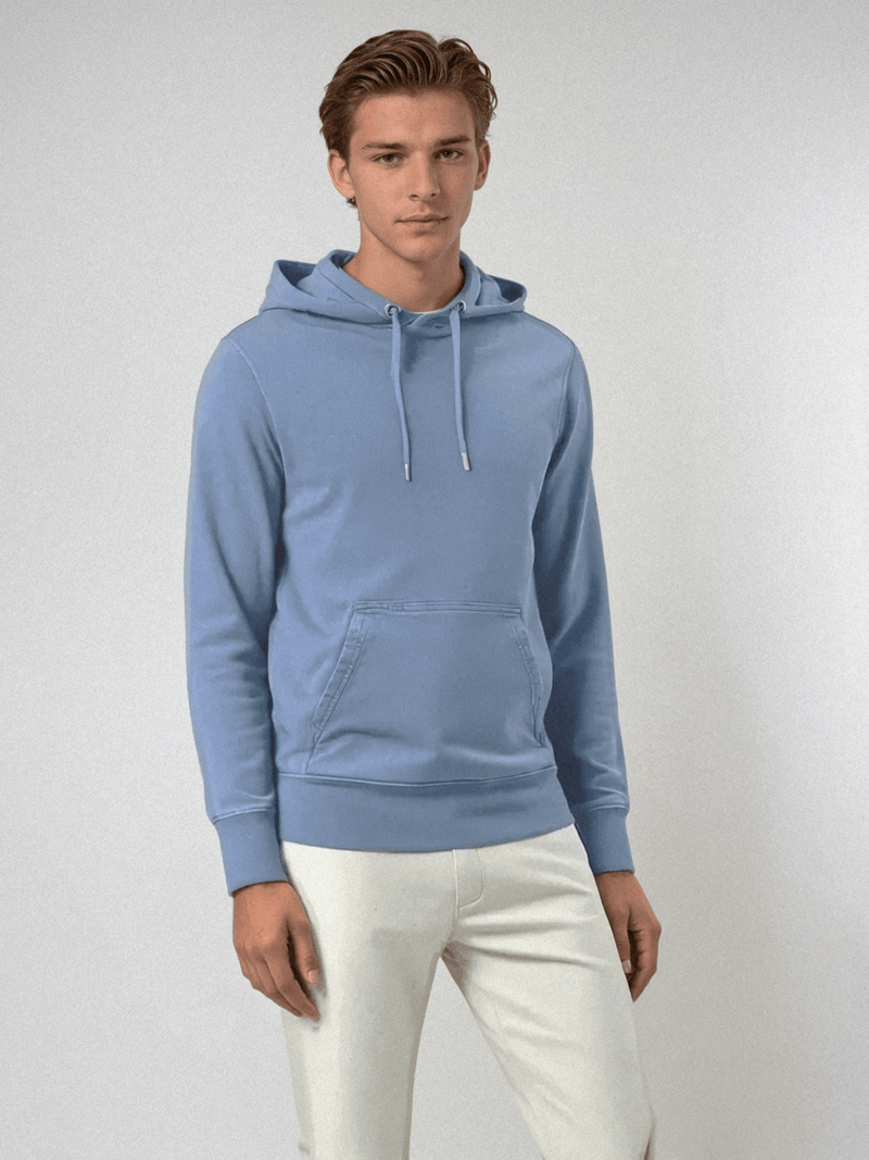 Loungewear Asoma Mensa Hoodie Dyed Swimmer Blue Apoella