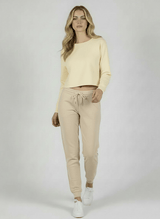Loungewear Asoma Orion Crop Sweater Butter Apoella