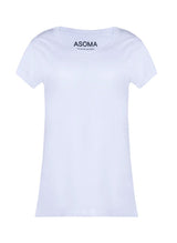 Loungewear Asoma Round Neck Slim Fit T-shirt White Apoella
