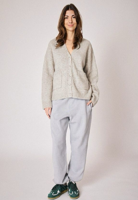 - Ludovica Cardigan Grey Pearl Apoella
