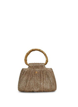 Mini Totes APOELLA Serifos Mini Bamboo Raffia Straw Bag Gold O/S Apoella