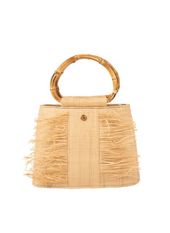 Mini Totes APOELLA Tinos Natural Straw Mini Tote O/S / Natural Apoella