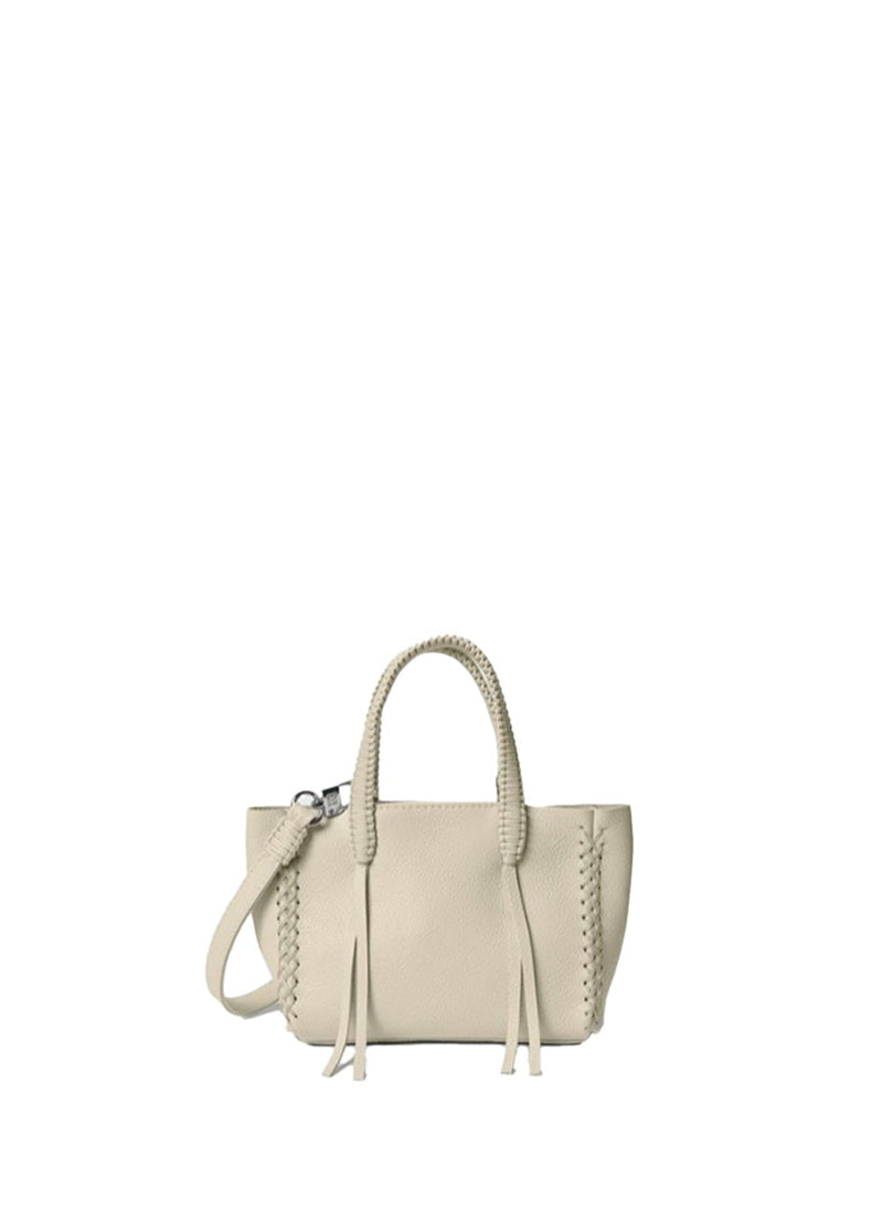 Mini Totes Callista Crafts APOELLA x Callista Crafts Navarino Micro Tote – Limited Edition Beige Leather Tote Bag O/S Apoella