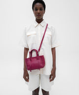Mini Totes Callista Crafts Micro Tote Grained Leather Pink O/S / Pink Apoella
