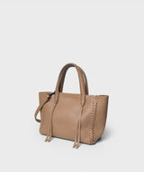 Mini Totes Callista Crafts Mini Tote Grained Leather Camel O/S Apoella