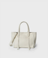 Mini Totes Callista Crafts Mini Tote Grained Leather Cream O/S / Cream Apoella