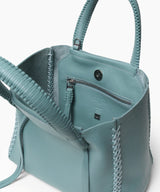 Mini Totes Callista Crafts Mini Tote Grained Leather Sky O/S / Sky Apoella