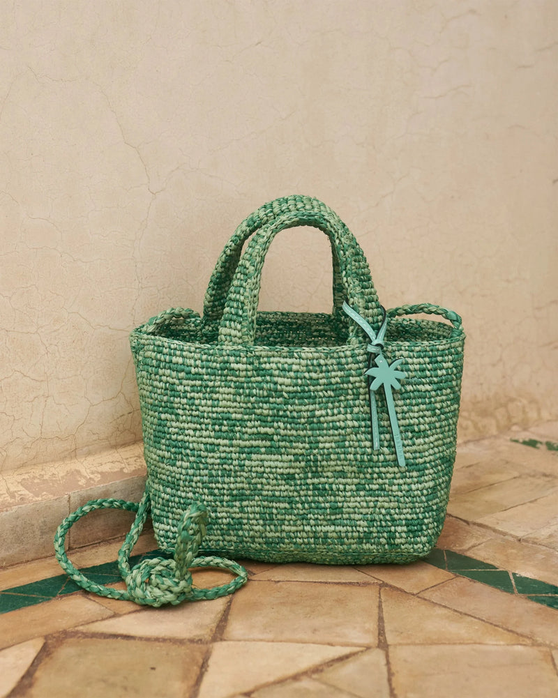Mini Totes Manebi New Sunset Bag Mini Emerald Melange O/S / Emerald Apoella