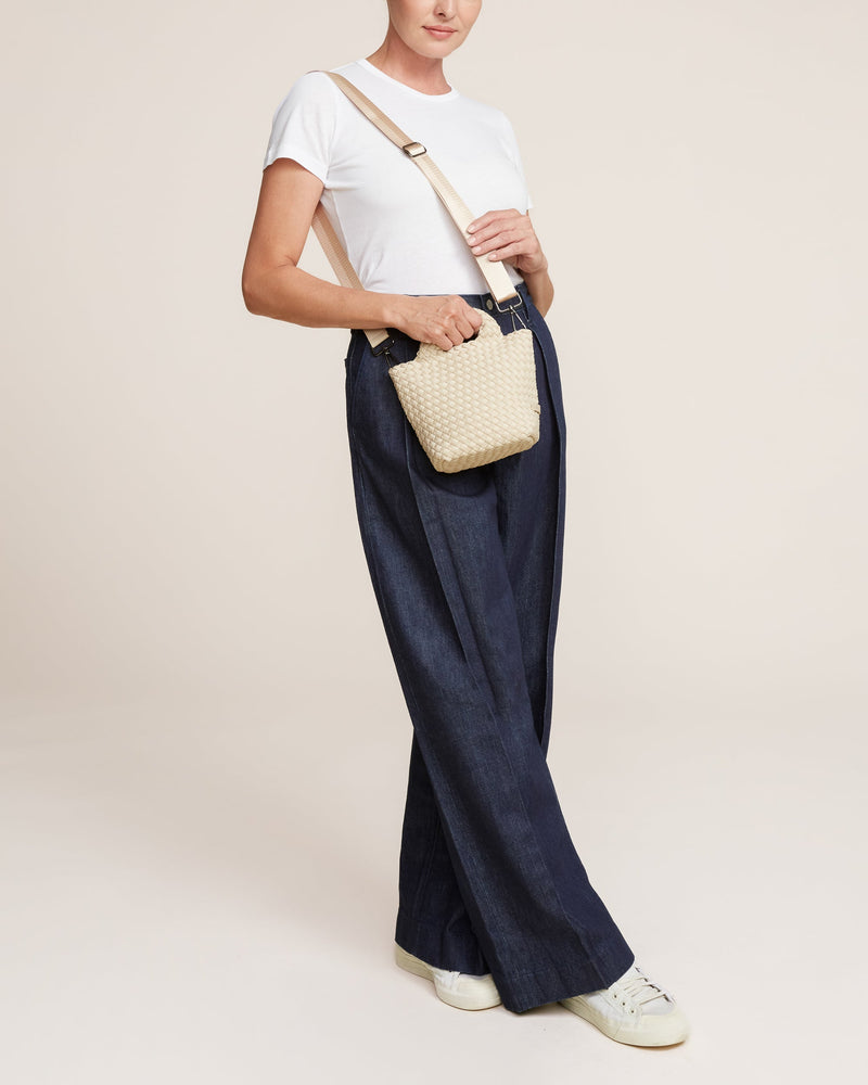 Mini Totes Naghedi St. Barths Petite Tote Ecru O/S Apoella