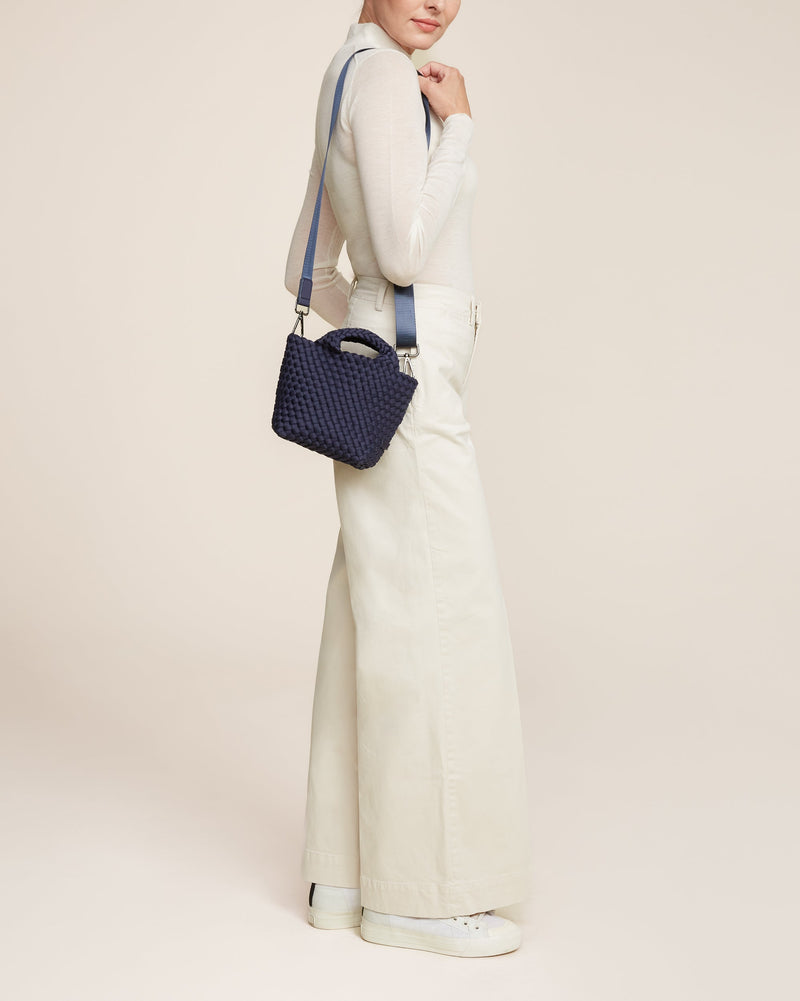 Mini Totes Naghedi St. Barths Petite Tote Navy O/S Apoella