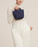 Mini Totes Naghedi St. Barths Petite Tote Navy O/S Apoella