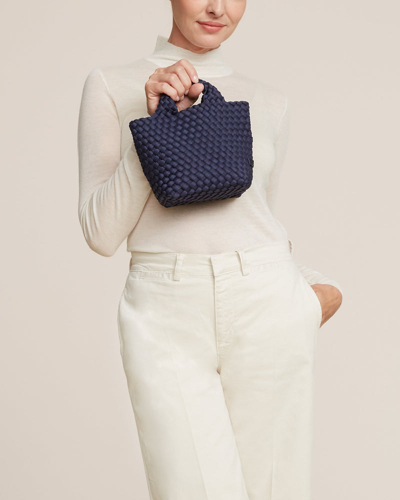 Mini Totes Naghedi St. Barths Petite Tote Navy O/S Apoella