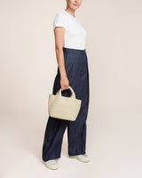 Mini Totes Naghedi St. Barths Small Tote Ecru O/S Apoella