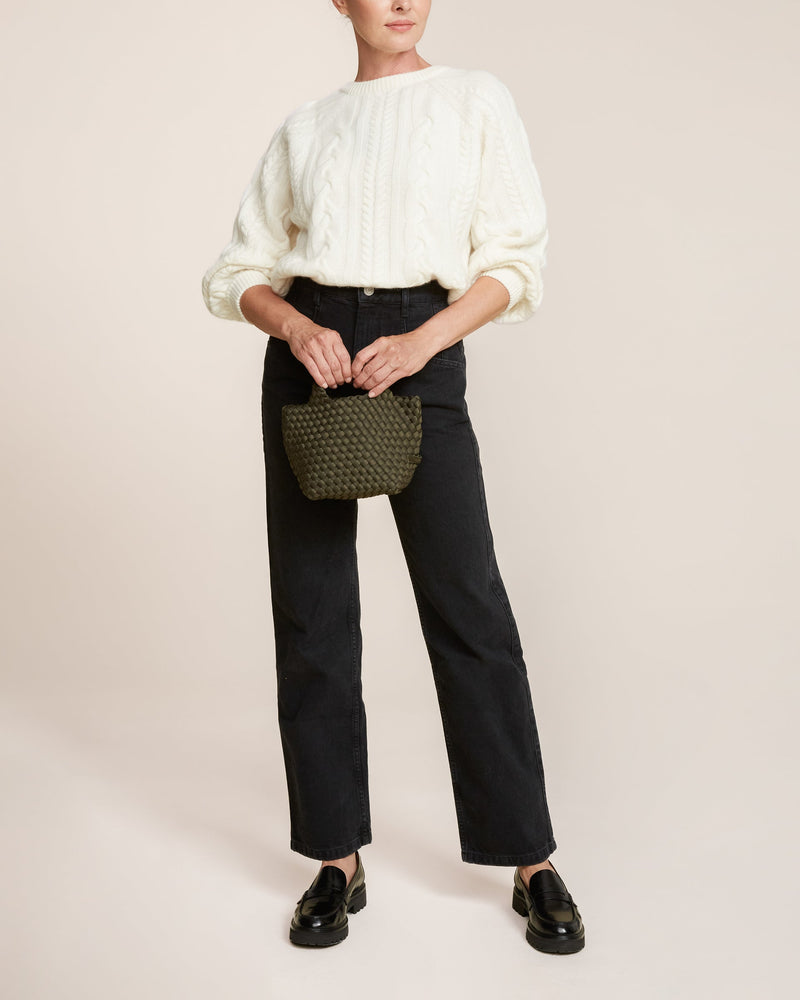 Mini Totes Naghedi St Barths Tote Petite Olive O/S Apoella