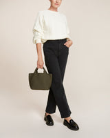 Mini Totes Naghedi St Barths Tote Small Olive O/S Apoella