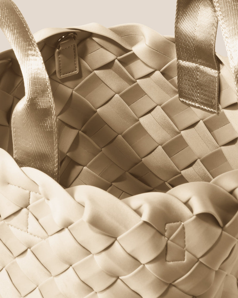 Mini Totes Naghedi Tangier Tote Small Ecru O/S Apoella