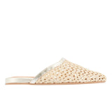 Mules Ancient Greek Sandals Slipper Raffia Mules Platinum/Natural Apoella