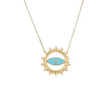 Necklaces Antonia Karra Aegean Sun Necklace Gold Plated O/S / Gold Apoella