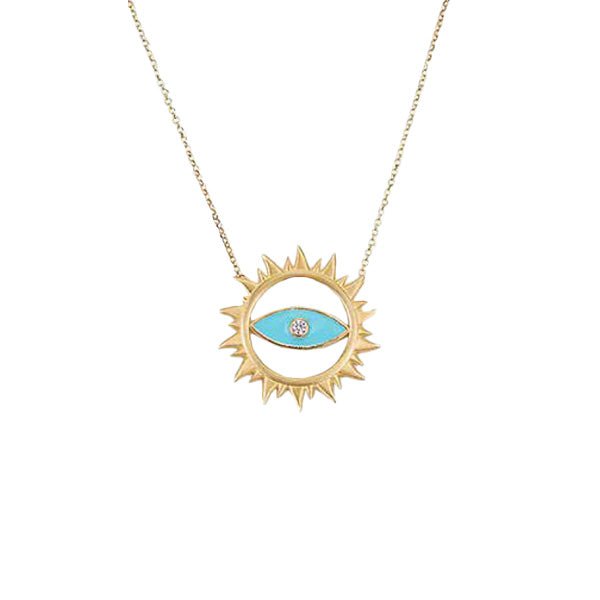 Necklaces Antonia Karra Aegean Sun Necklace Gold Plated O/S / Gold Apoella