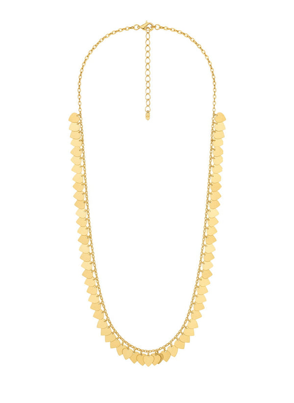 Necklaces Antonia Karra Diane Petite Hearts Necklace Gold Plated O/S Apoella