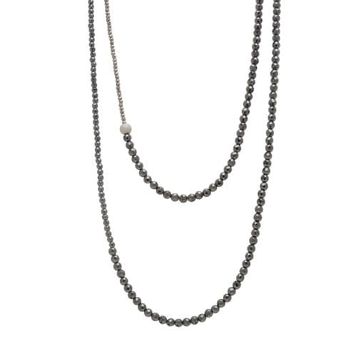 Necklaces Faystone Jewellery Rigel Necklace With Hematite O/S Apoella