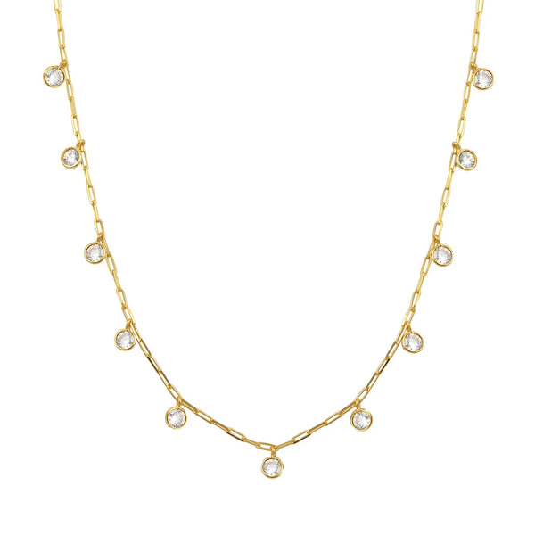 Necklaces Marianna Lemos Drops Necklace Gold/White O/S Apoella