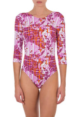 One-Piece Emmanuela Swimwear Emmaline Long Sleeve One-piece Pink/Multi Apoella