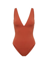 One-Piece Emmanuela Swimwear Leona V-neck One-piece Terracota Apoella