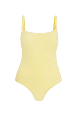 One-Piece Heidi Klein Mazunte Ring Scoop One Piece Light Yellow Apoella