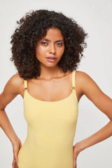 One-Piece Heidi Klein Mazunte Ring Scoop One Piece Light Yellow Apoella