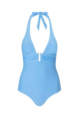 One-Piece Heidi Klein Ocean Tide U-bar One Piece Light Blue Apoella