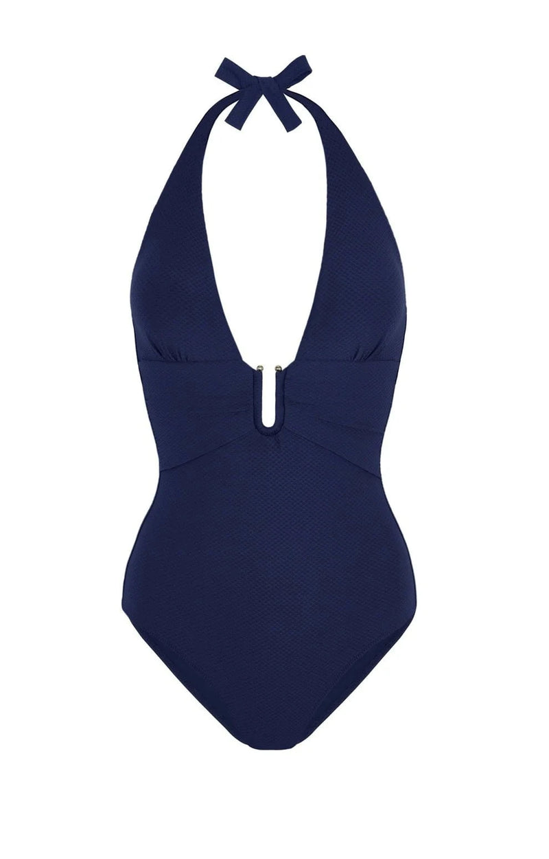 One-Piece Heidi Klein U-bar One Piece Navy Apoella