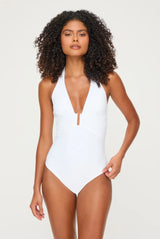 One-Piece Heidi Klein U-bar One Piece White Apoella