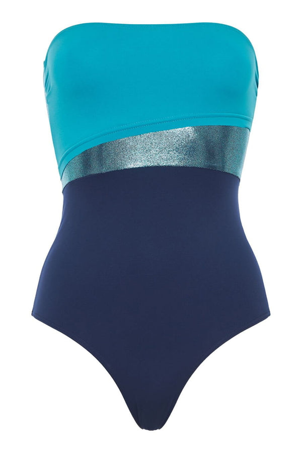 One-Piece Kiohne Aubade Strapless One Piece Carribean Blue Apoella