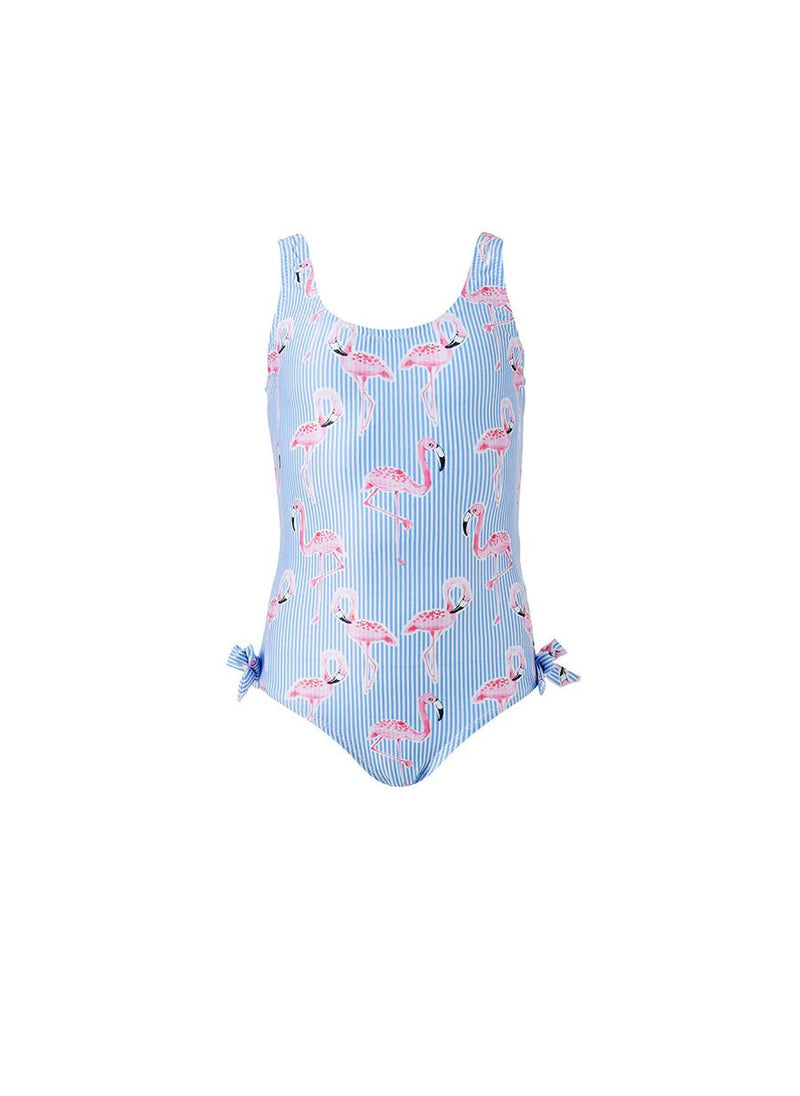 One-Piece Melissa Odabash Baby Phoebe One-Piece Flamingo Stripe Apoella