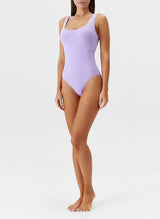 One-Piece Melissa Odabash Kos Over The Shoulder One-Piece Lavender Apoella