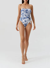 One-Piece Melissa Odabash Munich Bandeau One Piece Paloma Apoella