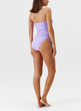 One-Piece Melissa Odabash Sydney Bandeau Rached One-Piece Lavender Apoella