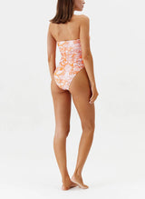 One-Piece Melissa Odabash Sydney Bandeau Rached One-Piece Mirage Orange Apoella