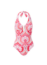 One-Piece Melissa Odabash Tampa Halter U Trim One Piece Ornate Apoella