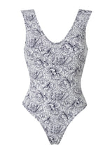 One-Piece Stefania Frangista Cruz Athletic One Piece Floral Denim Apoella