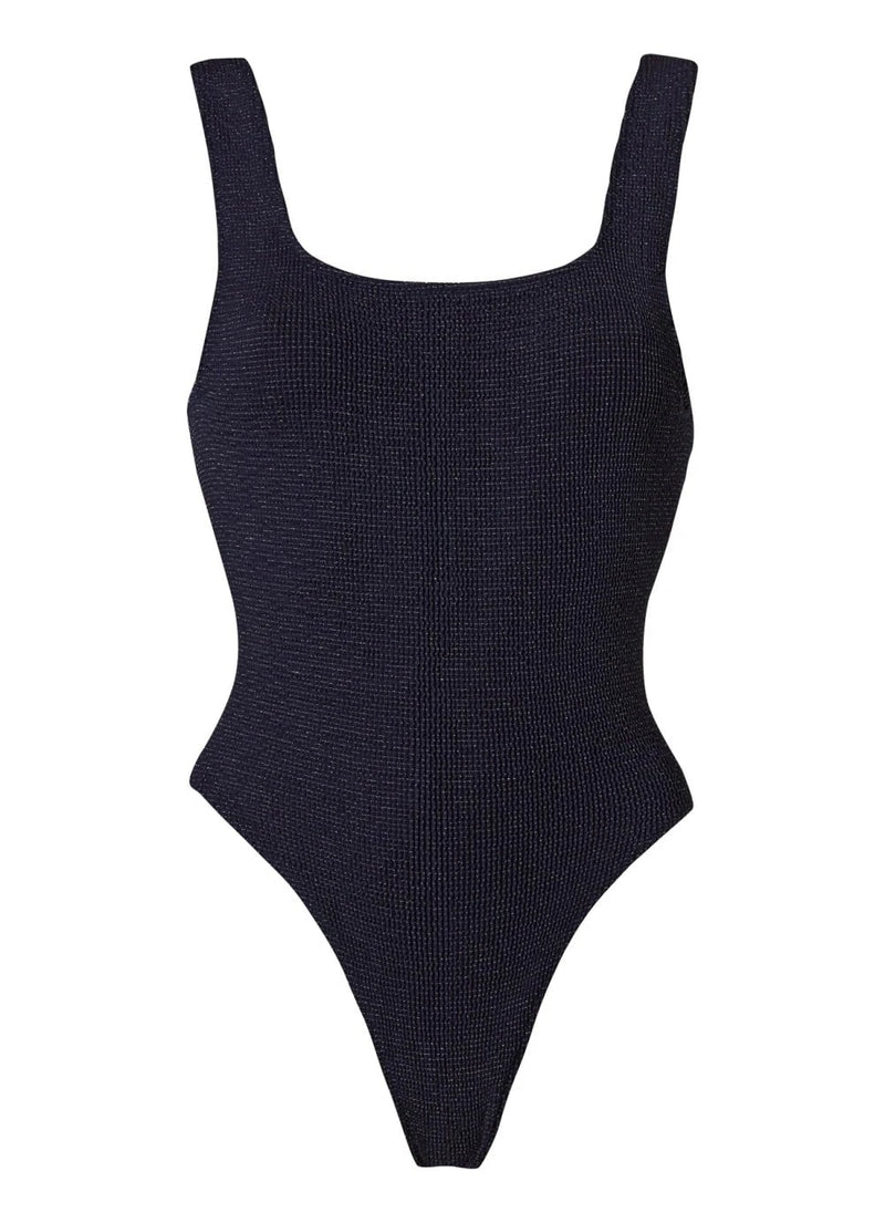 One-Piece Stefania Frangista Josie Over The Shoulder One Piece Seersucker Blue Apoella