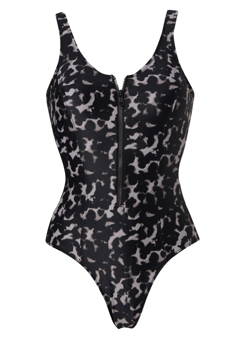 One-Piece Stefania Frangista Madison Athletic Zipper One Piece Blots Silver Apoella
