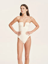 One-Piece Zeus+Dione Serica Bandeau One Piece Ivory Apoella